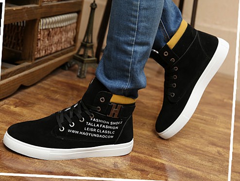 baskets homme pour printemps - tendance des jeunes semelle caoutchouc Ref 966719