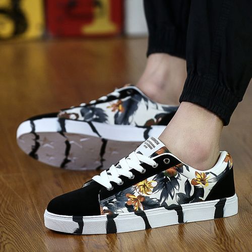 baskets homme jeunesse, 18-40 ans, pour printemps - loisir semelle caoutchouc Ref 966870