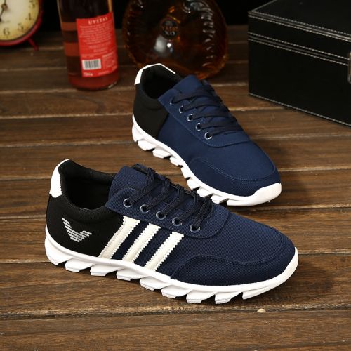 baskets homme jeunesse, 18-40 ans, pour printemps - tendance des jeunes semelle caoutchouc Ref 967535