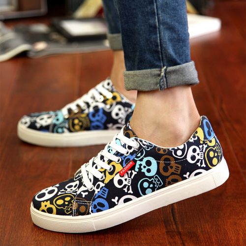 baskets homme pour printemps - loisir semelle caoutchouc Ref 967631