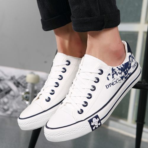 baskets homme pour printemps - tendance des jeunes semelle caoutchouc Ref 968603