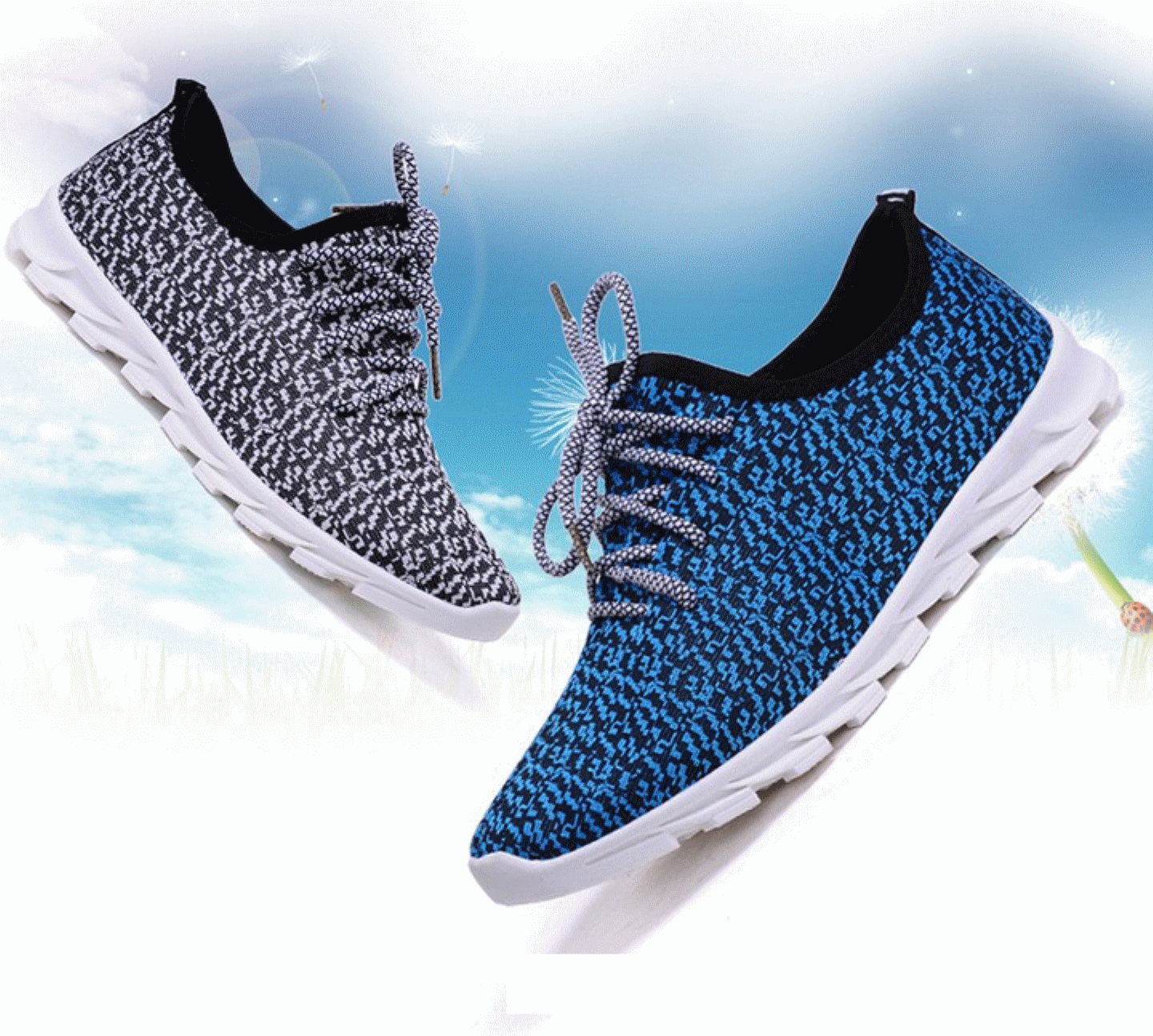 baskets homme jeunesse, 18-40 ans, pour été - tendance des jeunes semelle plastique Ref 968921