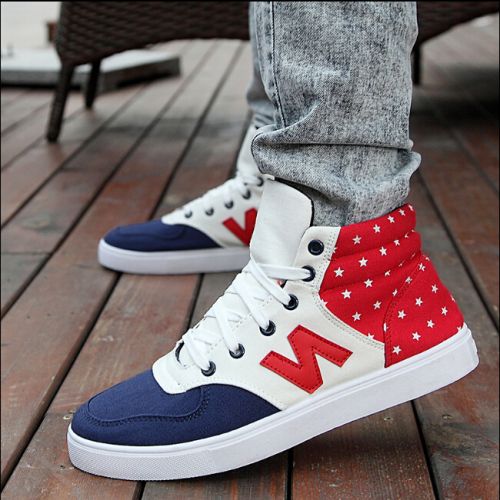 baskets homme jeunesse, 18-40 ans, pour printemps - tendance des jeunes semelle caoutchouc Ref 971573