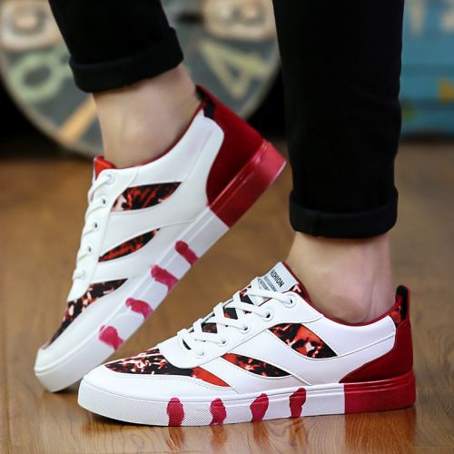 baskets homme pour printemps - tendance des jeunes semelle caoutchouc Ref 972581