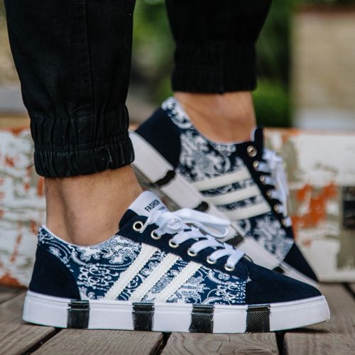 baskets homme pour printemps - semelle caoutchouc Ref 972583