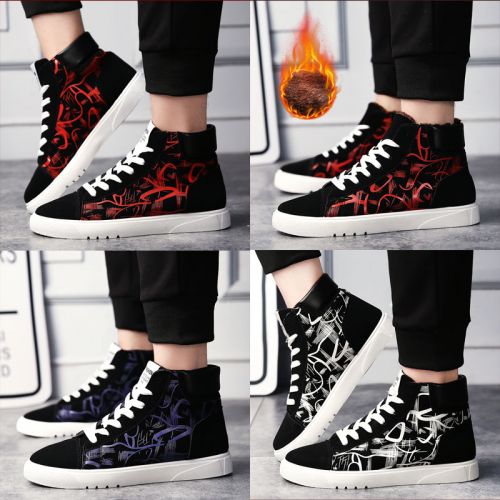 baskets homme jeunesse, 18-40 ans, FEQES pour hiver - tendance des jeunes semelle plastique Ref 974121