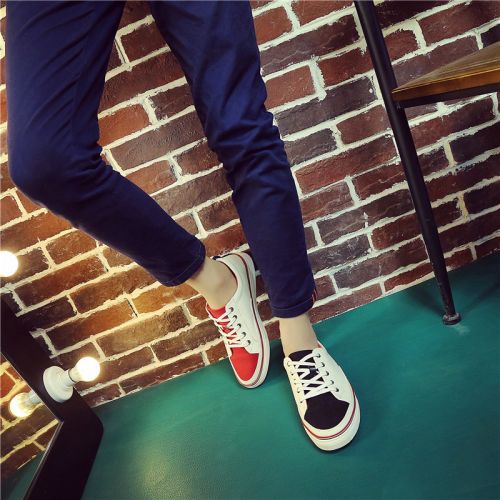 baskets homme jeunesse, 18-40 ans, pour printemps - tendance des jeunes semelle caoutchouc Ref 974162