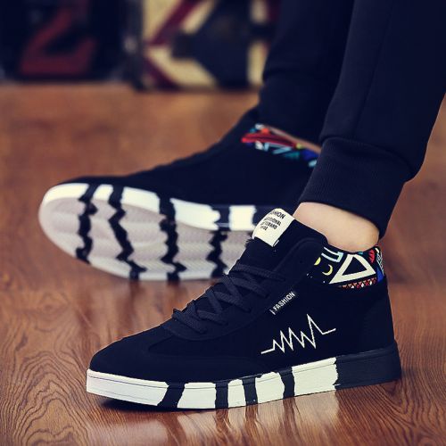 baskets homme jeunesse, 18-40 ans, pour printemps - loisir semelle caoutchouc Ref 974207