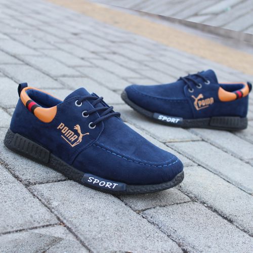 baskets homme pour hiver - tendance des jeunes semelle caoutchouc Ref 974738