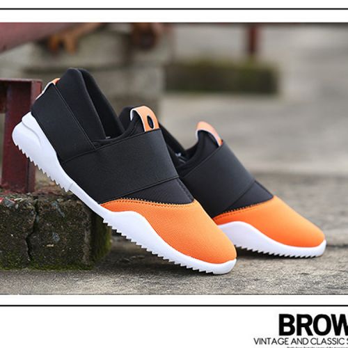 baskets homme pour printemps - tendance des jeunes semelle caoutchouc Ref 974890