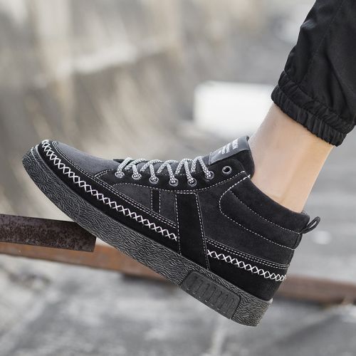 baskets homme jeunesse, 18-40 ans, pour hiver - semelle caoutchouc Ref 975358