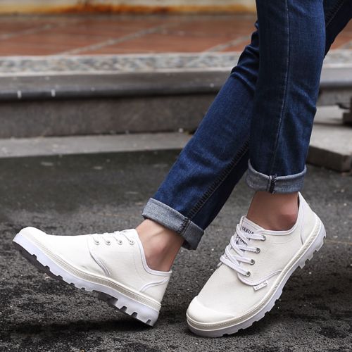 baskets homme jeunesse, 18-40 ans, pour printemps - semelle caoutchouc Ref 975814