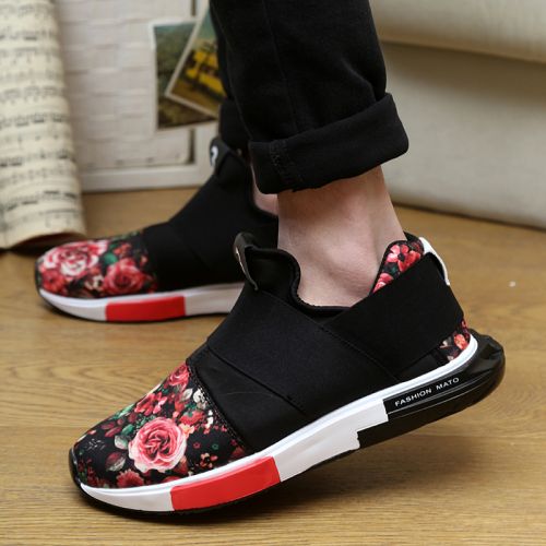 baskets homme jeunesse, 18-40 ans, pour printemps - loisir semelle caoutchouc Ref 976210