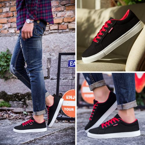 baskets homme jeunesse, 18-40 ans, pour printemps - tendance des jeunes semelle caoutchouc Ref 976340