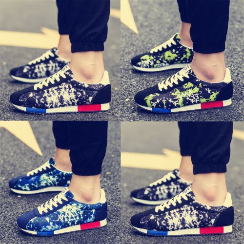 baskets homme jeunesse, 18-40 ans, pour été - tendance des jeunes semelle caoutchouc Ref 976348