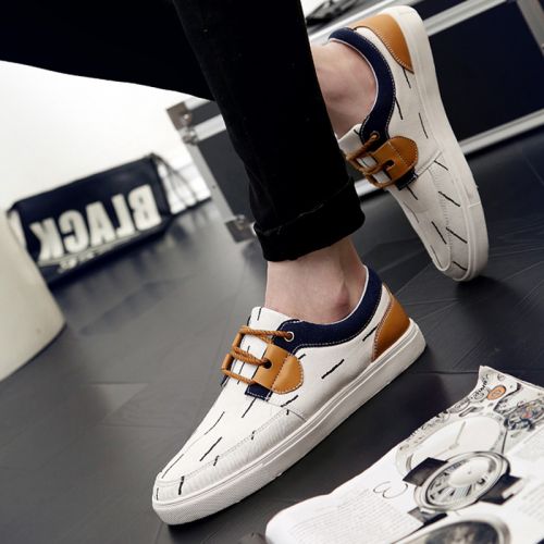 baskets homme jeunesse, 18-40 ans, pour été - tendance des jeunes semelle caoutchouc Ref 976562