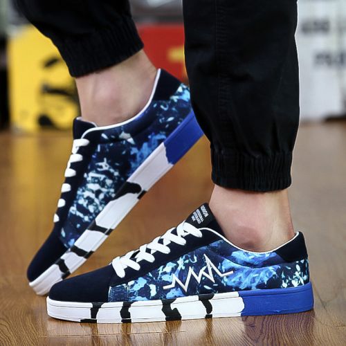 baskets homme jeunesse, 18-40 ans, pour été - tendance des jeunes semelle caoutchouc Ref 976608