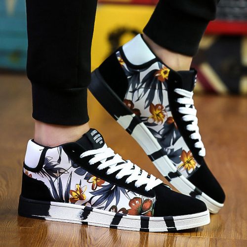 baskets homme jeunesse, 18-40 ans, pour printemps - tendance des jeunes semelle caoutchouc Ref 976615
