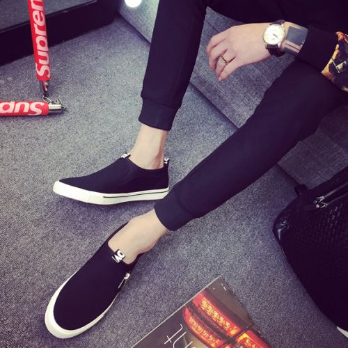 baskets homme - , jeunesse, 18-40 ans, pour printemps loisir semelle caoutchouc Ref 977045