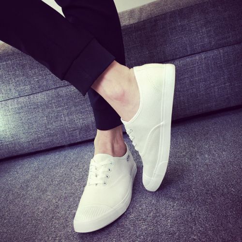 baskets homme , jeunesse, 18-40 ans, pour printemps - loisir semelle caoutchouc Ref 977180
