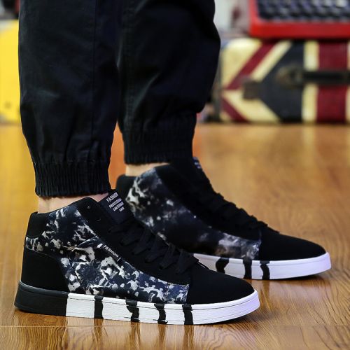 baskets homme jeunesse, 18-40 ans, pour printemps - loisir semelle caoutchouc Ref 979152