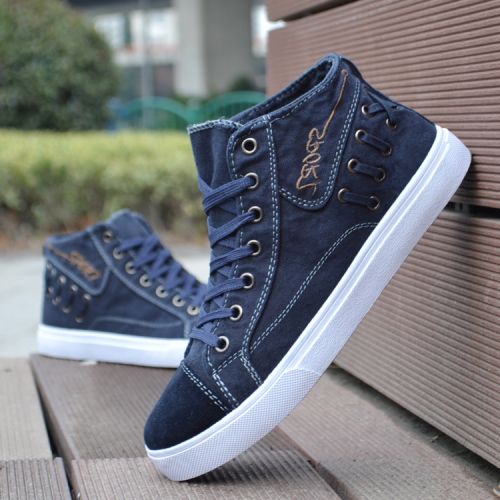 baskets homme jeunesse, 18-40 ans, pour printemps - semelle caoutchouc Ref 979319