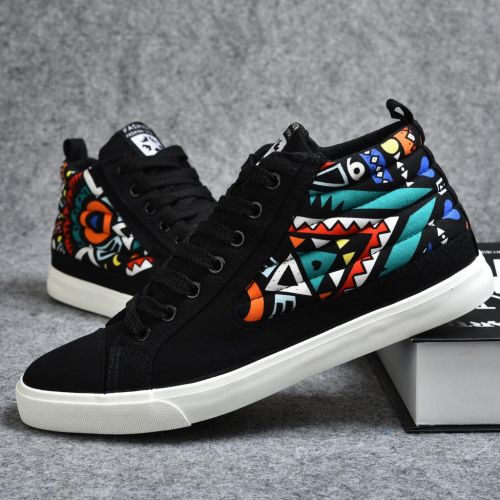 baskets homme jeunesse, 18-40 ans, pour printemps - loisir semelle caoutchouc Ref 979611