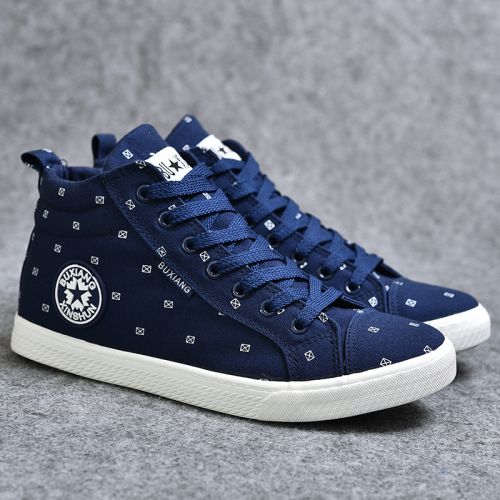 baskets homme jeunesse, 18-40 ans, pour printemps - loisir semelle caoutchouc Ref 979614