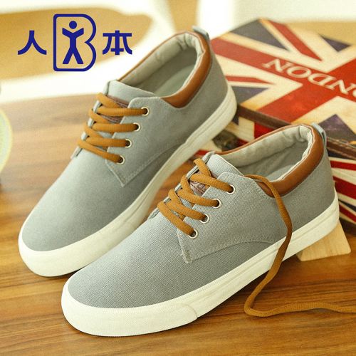 baskets homme jeunesse, 18-40 ans, pour printemps - simple semelle caoutchouc Ref 979677