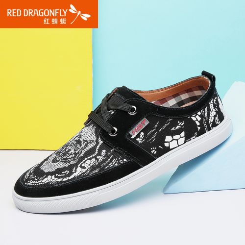 baskets homme jeunesse, 18-40 ans, REDDRAGONFLY pour printemps - loisir semelle caoutchouc Re