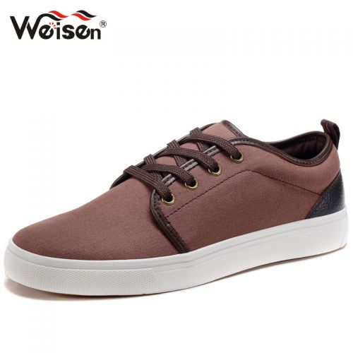 baskets homme jeunesse, 18-40 ans, WEI SEN pour printemps - loisir semelle caoutchouc Ref 980124