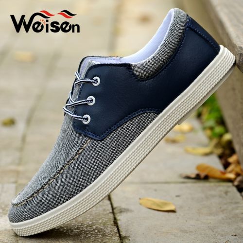baskets homme jeunesse, 18-40 ans, WEI SEN pour printemps - loisir semelle caoutchouc Ref 98