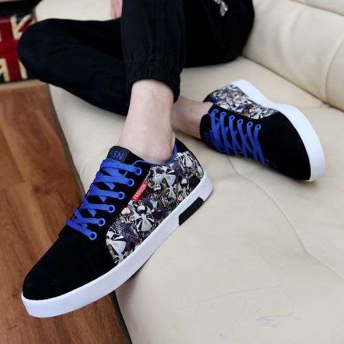 baskets homme jeunesse, 18-40 ans, pour été - loisir semelle caoutchouc Ref 980369