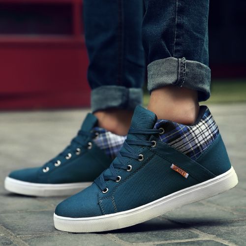 baskets homme jeunesse, 18-40 ans, pour printemps - loisir semelle caoutchouc Ref 980372