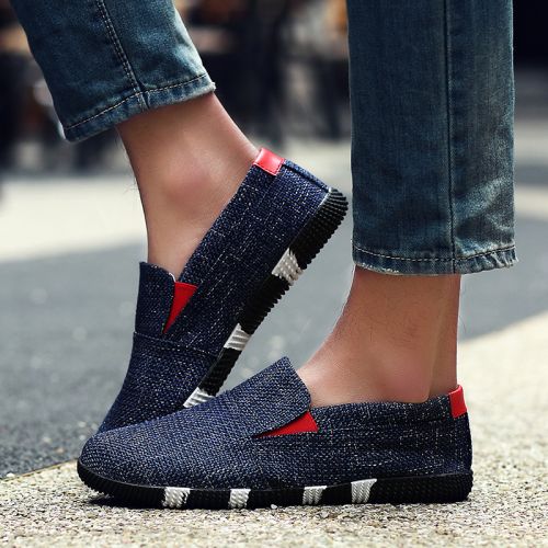 baskets homme jeunesse, 18-40 ans, pour été - loisir semelle caoutchouc Ref 980449