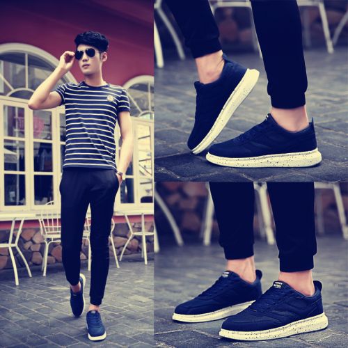 baskets homme jeunesse, 18-40 ans, pour été - loisir semelle caoutchouc Ref 980483