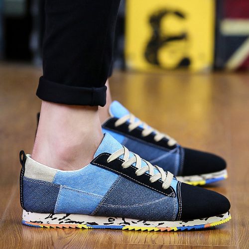 baskets homme jeunesse, 18-40 ans, pour printemps - loisir semelle caoutchouc Ref 980572