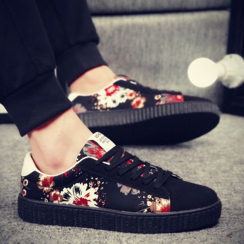 baskets homme jeunesse, 18-40 ans, pour printemps - loisir semelle caoutchouc Ref 980573