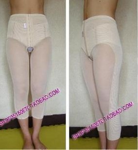 body amincissant Double pantalon blanc laiteux en spandex - Ref 669878