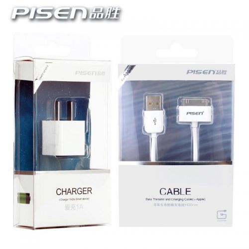 chargeur PISEN pour téléphones Apple IPhone 4S - Ref 1292321