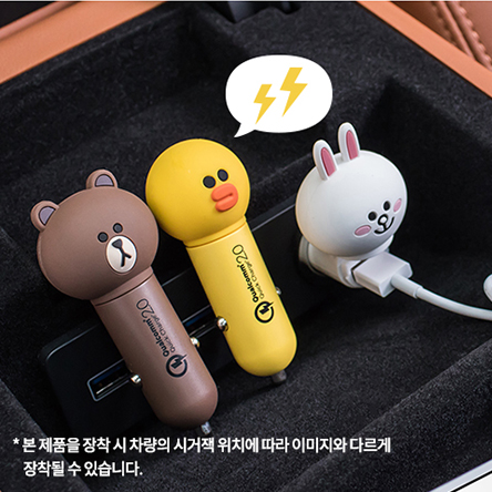 chargeur LINE FRIENDS 2A - Ref 1299599