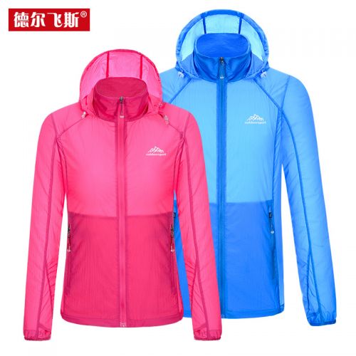 coupe vent sport neutre DEERFEISI en nylon - Ref 490519