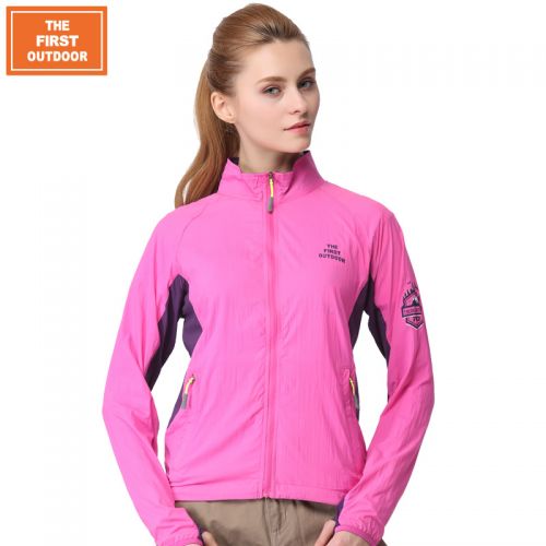 coupe vent sport femme THEFIRSTOUTDOOR en nylon - Ref 492619
