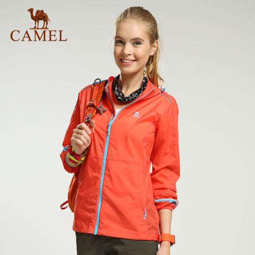 coupe vent sport femme CAMEL en nylon - Ref 499396