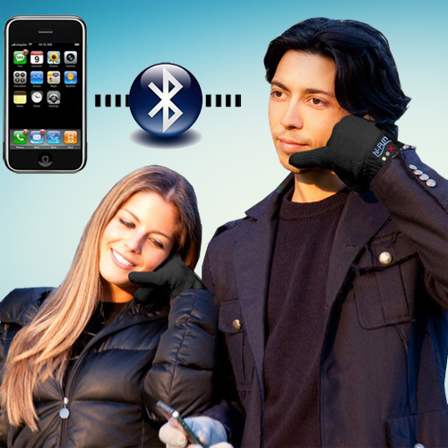 Gants en laine Bluetooth pour téléphoner sans votre mobile - Ref 2992
