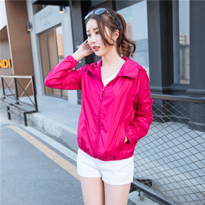 imperméable sport femme en nylon - Ref 490286