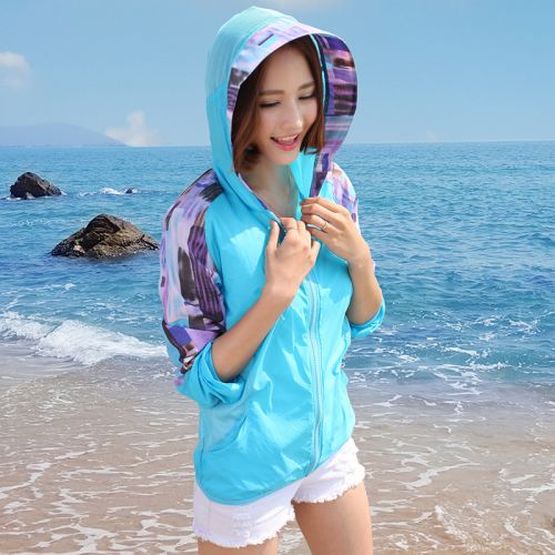 imperméable sport femme MAIOULE en nylon - Ref 490857
