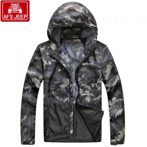 imperméable sport homme AFS JEEP en nylon - Ref 496992