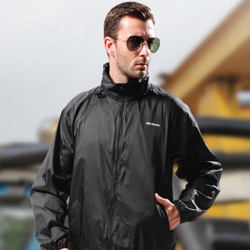 imperméable sport homme FREE SOLDIER en nylon - Ref 499692