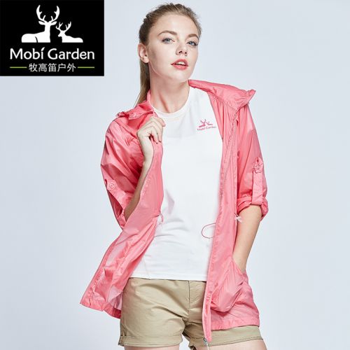 imperméable sport femme MOBI GARDEN en nylon - Ref 499882